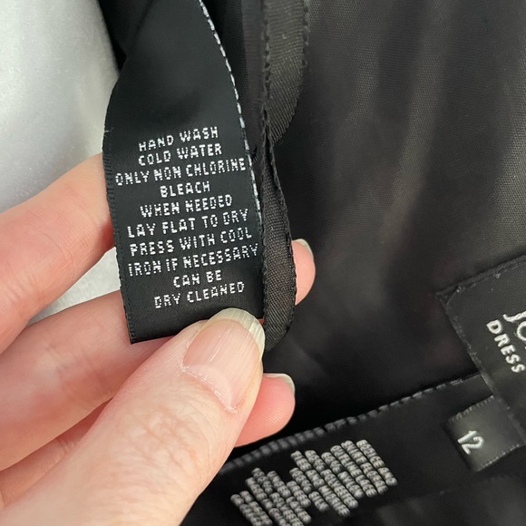 Jones New York Gold Black Floral Lace Overlay Halter Cocktail Prom Dress 12 - Picture 7 of 9